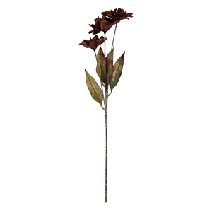 Floare artificiala verde maro 8x5x60 cm 