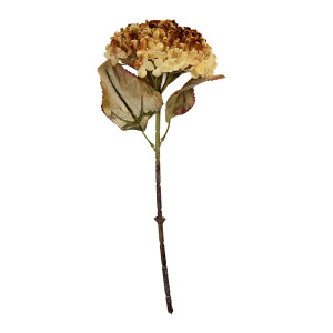 Hortensie artificiala verde galbena 15x15x47 cm