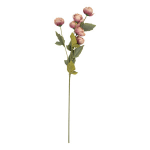 Flori artificiale roz verzi 10x10x63 cm