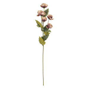 Flori artificiale violet verzi 10x10x63 cm