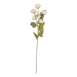 Flori artificiale albe verzi 10x10x63 cm