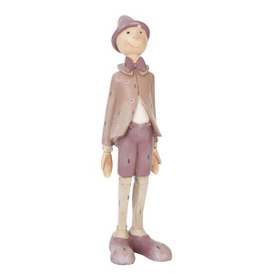 Figurina Pinochio polirasina multicolora 9x8x30 cm
