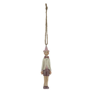Figurina Pinochio polirasina multicolora 3x3x11 cm