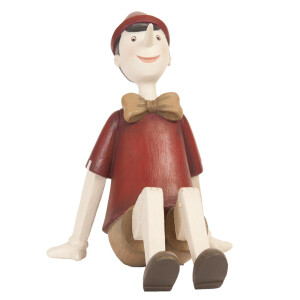 Figurina Pinochio polirasina multicolora 15x11x14 cm
