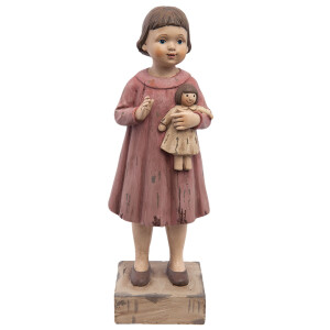 Figurina Fetita polirasina multicolora 10x8x28 cm