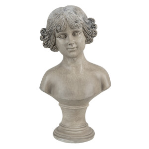 Figurina Femeie polirasina bej 14x10x25 cm