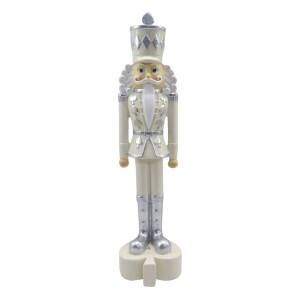 Figurina Spargatorul de Nuci polirasina bej 9x9x35 cm
