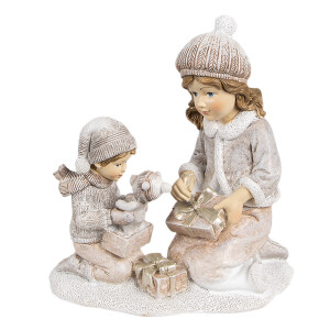 Figurina Fetite polirasina 13x7x15 cm