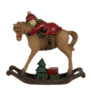 Figurina Calut si Copil polirasina 19x8x26 cm