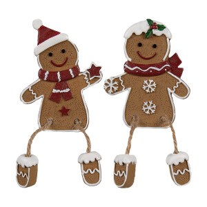 Set 2 figurine Turta Dulce polirasina 7x2x13 cm, 6x2x12 cm