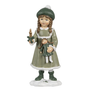 Figurina Fetita polirasina multicolora 5x5x13 cm