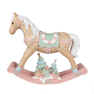 Figurina Calut Craciun polirasina multicolora 41x10x37 cm