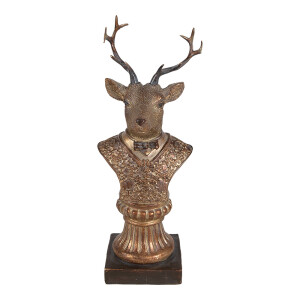 Figurina Ren polirasina maro aurie 10x8x25 cm