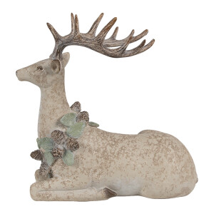 Figurina Ren polirasina maro verde 31x16x29 cm