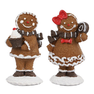 Set 2 figurine Turta Dulce polirasina multicolora 2x2x5 cm