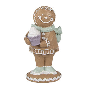 Figurina Turta Dulce polirasina multicolora 6x4x11 cm