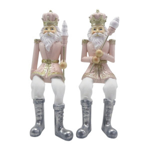 Set 2 figurine Spargatorul de Nuci polirasina 6x6x21 cm