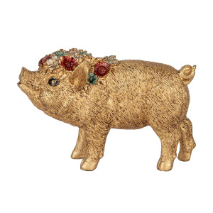 Figurina Porcusor polirasina multicolora 20x7x13 cm