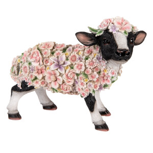 Figurina Vacuta polirasina multicolora 41x19x33 cm