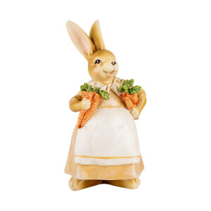 Figurina Iepuras Paste polirasina multicolora 10x8x20 cm