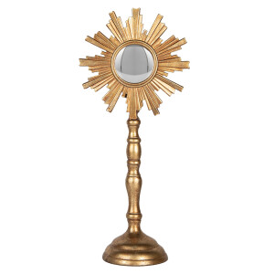Decoratiun polirasina aurie 16x9x36 cm