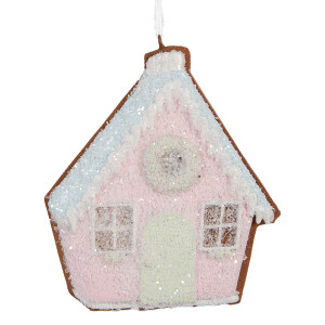 Set 2 ornamente brad Casa Turta Dulce 9x1x10 cm