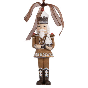 Set 2 ornamente brad Craciun Spagatorul de Nuci 4x2x13 cm