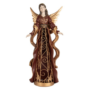 Figurina Inger polirasina rosie aurie 22x15x46 cm