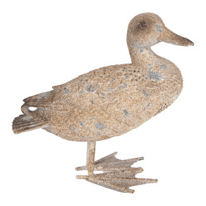 Figurina Ratusca polirasina gri maro 22x15x21 cm