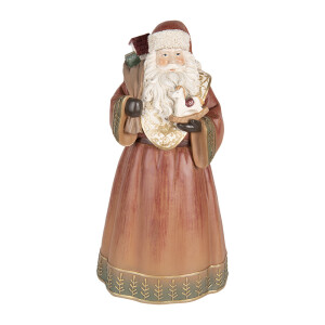 Figurina Mos Craciun polirasina multicolora 20x18x39 cm
