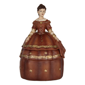 Figurina Femeie polirasina multicolora 19x16x29 cm