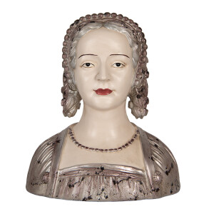 Figurina Femeie polirasina multicolora 27x15x30 cm