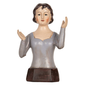 Figurina Femeie polirasina multicolora 12x9x20 cm