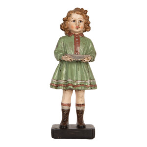 Figurina Fetita polirasina multicolora 9x8x21 cm