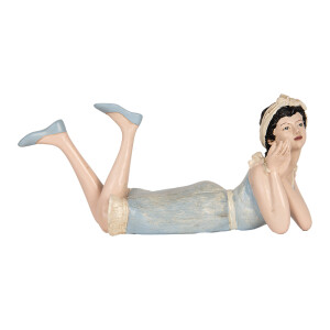 Figurina Femeie polirasina multicolora 26x12x9 cm