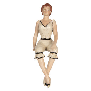 Figurina Femeie polirasina multicolora 12x10x29 cm