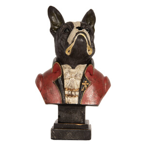 Figurina Catelus polirasina multicolora 15x12x26 cm