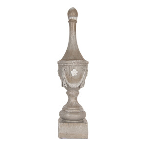 Decoratiune polirasina gri Ø 11x43 cm