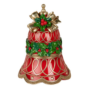 Clopotel Craciun polirasina multicolora Ø 32x41 cm