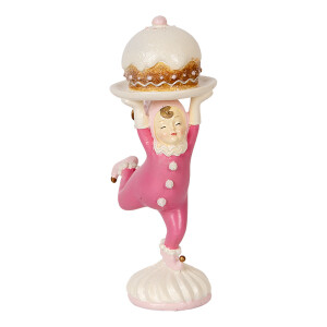 Figurina Elf Craciun polirasina multicolora 12x8x21 cm