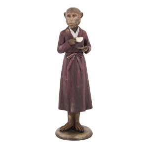 Figurina Maimutica polirasina multicolora 9x8x28 cm