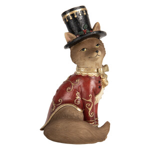 Figurina Vulpita polirasina multicolora 9x8x17 cm