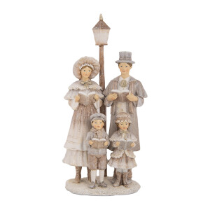Figurina Colindatori polirasina multicolora 15x11x30 cm