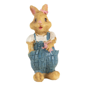 Figurina Iepuras Paste polirasina multicolora 3x3x5 cm