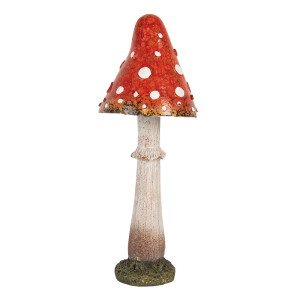 Ciupercuta decorativa polirasina multicolora Ø 9x23 cm