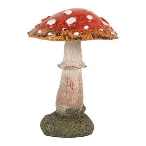 Ciupercuta decorativa polirasina multicolora Ø 9x12 cm