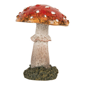 Ciupercuta decorativa polirasina multicolora Ø 6x8 cm