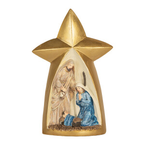 Figurina Nasterea Domnului polirasina multicolora 14x6x21 cm