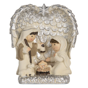 Figurina Nasterea Domnului polirasina multicolora 12x6x13 cm