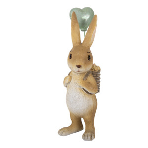 Figurina Iepuras Paste polirasina multicolora 7x5x17 cm